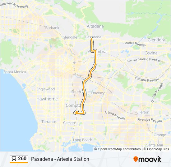 260 Route Schedules, Stops & Maps Artesia Station (Updated)