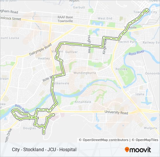 202 Route Schedules, Stops & Maps Townsville Hospital