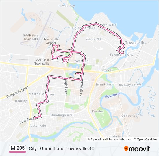 205 Route Schedules, Stops & Maps Townsville City (Updated)