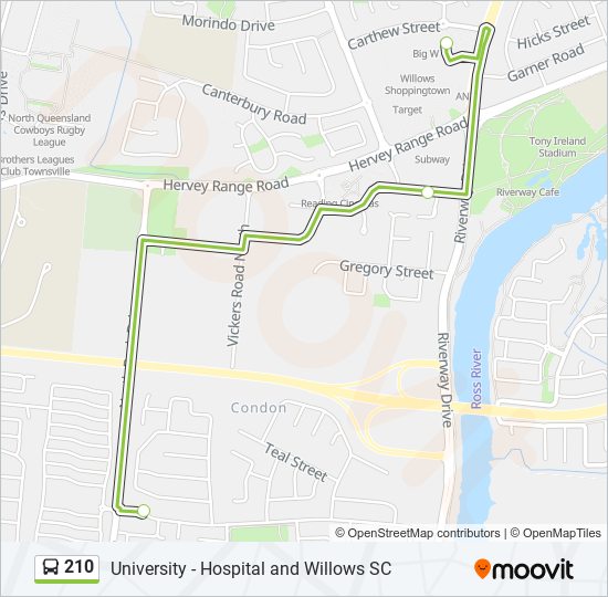 210 Route Schedules, Stops & Maps Carlyle Gardens (Updated)