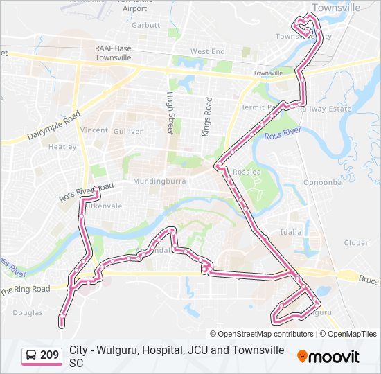 209 Route Schedules, Stops & Maps Aitkenvale (Updated)