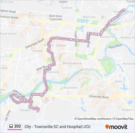 202 Route Schedules, Stops & Maps Townsville City (Updated)