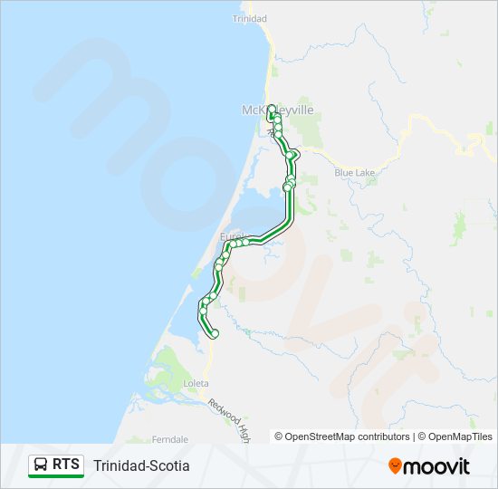 rts Route Schedules, Stops & Maps Mckinleyville High (Northbound