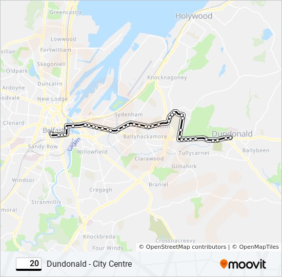 20 Route Schedules, Stops & Maps Dundonald City Centre (Updated)