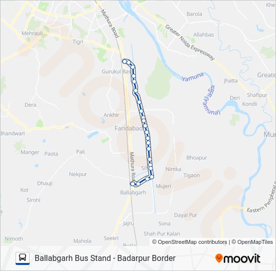 904 Route Schedules, Stops & Maps Ballabgarh Bus Stand (Updated)