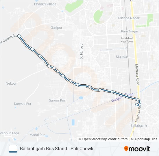Bus 912 Route Map 912 Route Schedules, Stops & Maps Ballabhgarh Bus Stand (Updated)