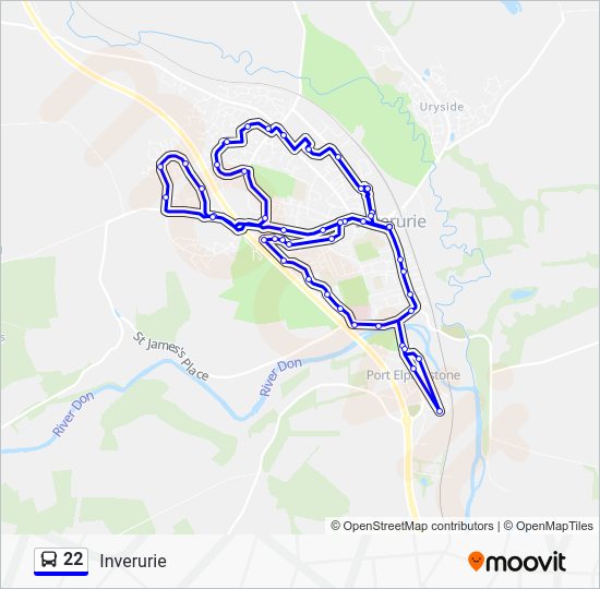 22 Route Schedules, Stops & Maps Inverurie (Updated)