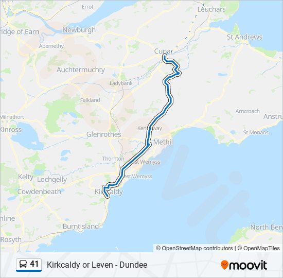 41 Route Schedules, Stops & Maps Kirkcaldy (Updated)