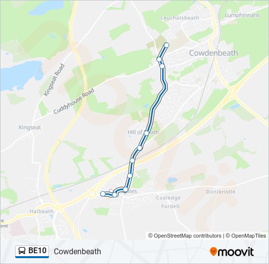 be10 Route Schedules, Stops & Maps Cowdenbeath (Updated)