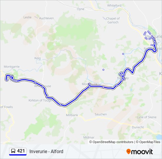 421 Route Schedules, Stops & Maps Alford (Updated)