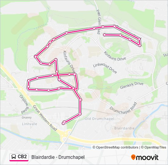 cb2 Route Schedules, Stops & Maps Blairdardie (Updated)