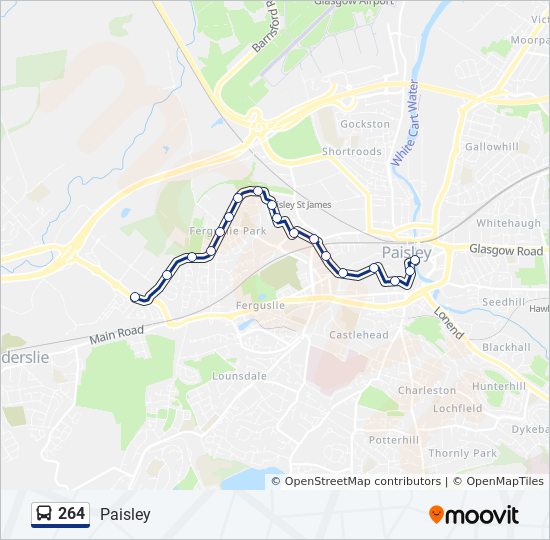 264 Route Schedules, Stops & Maps Paisley (Updated)