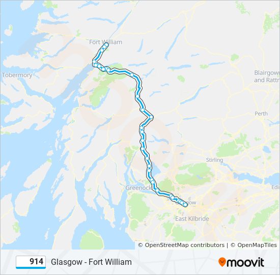914 Route Schedules, Stops & Maps Fort William (Updated)