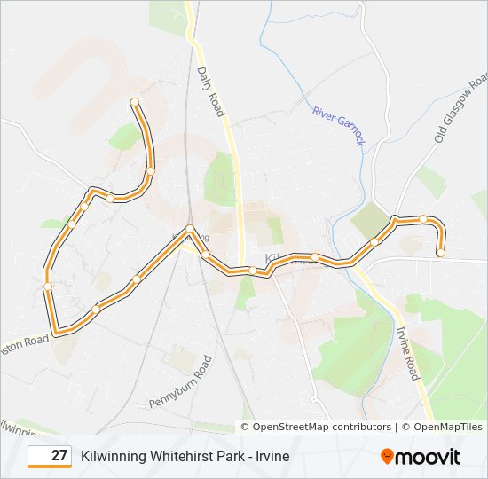 27 Route Schedules, Stops & Maps Kilwinning (Updated)