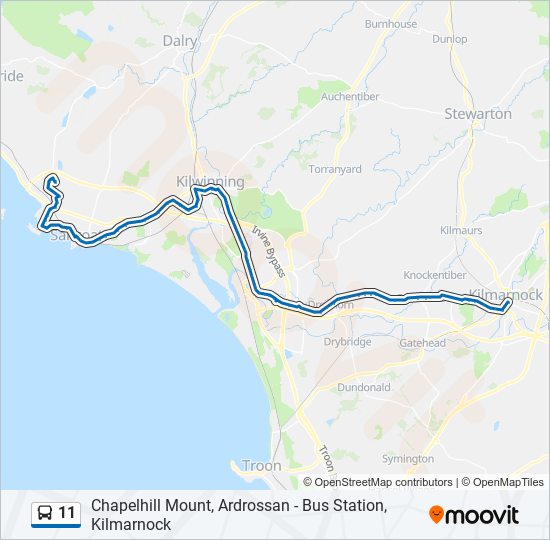 11 Route Schedules, Stops & Maps Ardrossan (Updated)