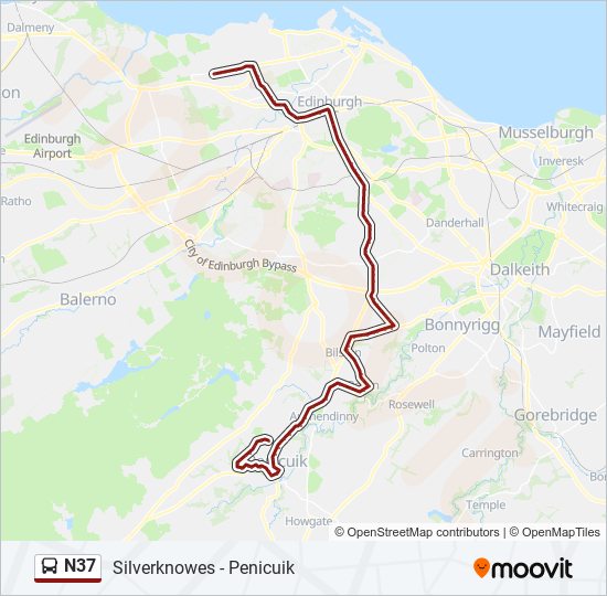 n37 Route Schedules, Stops & Maps Deanburn (Updated)