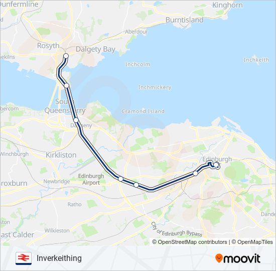 scotrail Route Schedules, Stops & Maps Inverkeithing (Updated)
