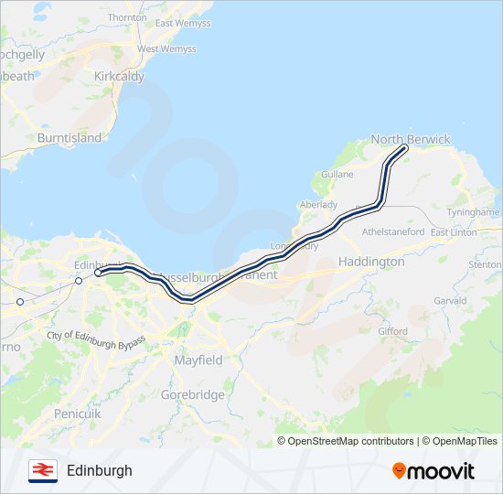 scotrail Route Schedules, Stops & Maps Edinburgh (Updated)