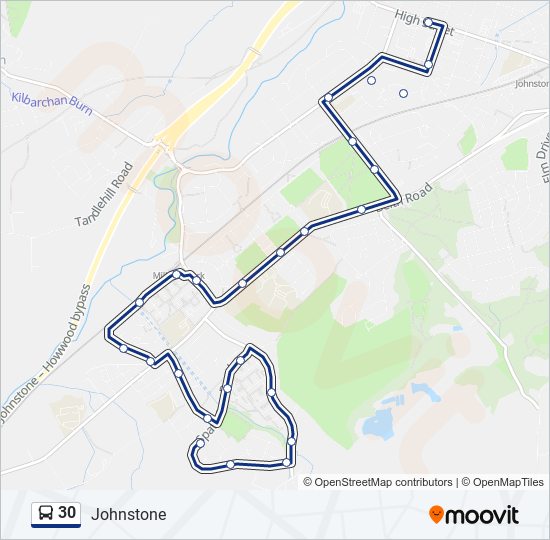 30 Route Schedules, Stops & Maps Johnstone (Updated)