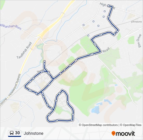 30 Route Schedules, Stops & Maps Johnstone (Updated)