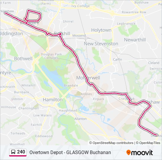 240 Route Schedules, Stops & Maps Birkenshaw (Updated)