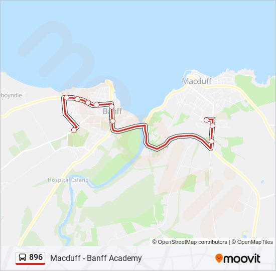 896 Route Schedules, Stops & Maps Macduff (Updated)