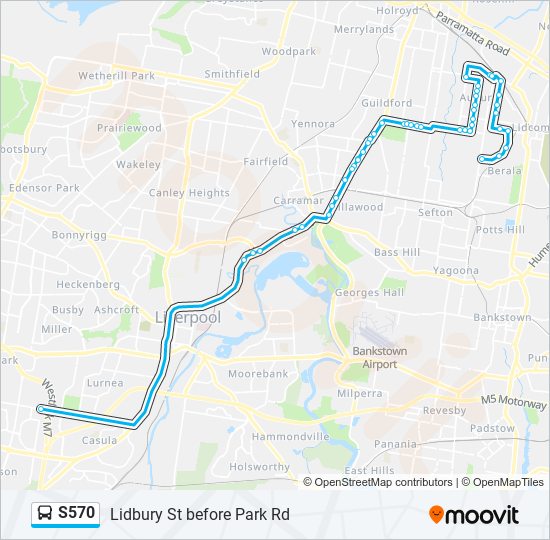s570 Route Schedules, Stops & Maps Lidbury St before Park Rd (Updated)
