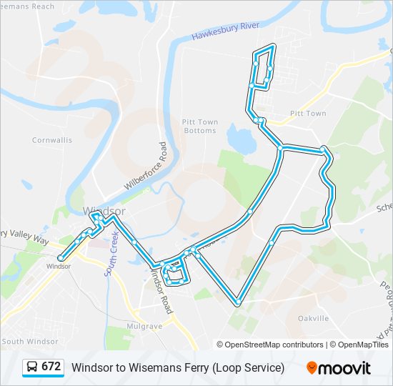 672 Route Schedules, Stops & Maps Mcgraths Hill (Updated)