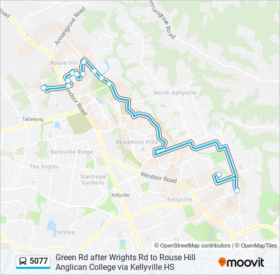 5077 Route Schedules, Stops & Maps Rouse Hill Anglican (Updated)
