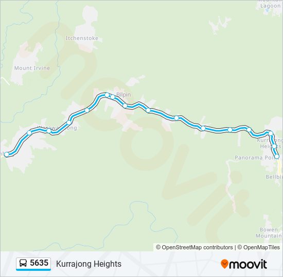 5635 Route Schedules, Stops & Maps Kurrajong Heights (Updated)