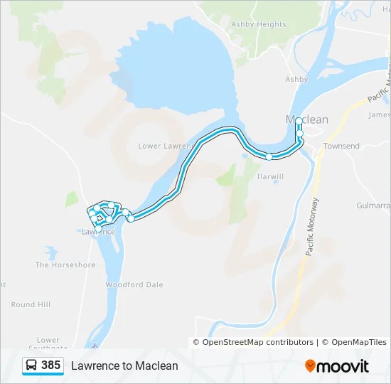 385 Bus Route Map 385 Route: Schedules, Stops & Maps - Lawrence (Updated)