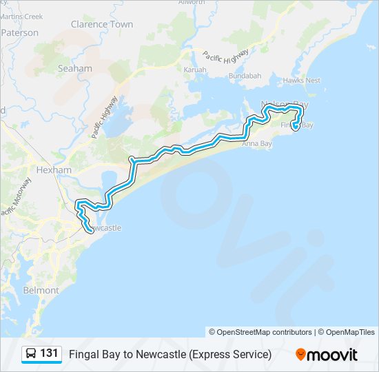 131 Route Schedules, Stops & Maps Hunter St (Updated)