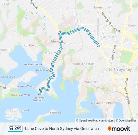 265 Route Schedules, Stops & Maps Crows Nest (Updated)