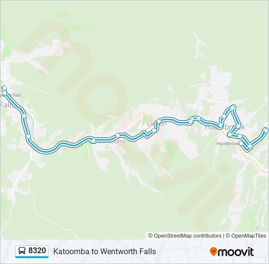 8320 Route Schedules, Stops & Maps Hazelbrook Primary (Updated)
