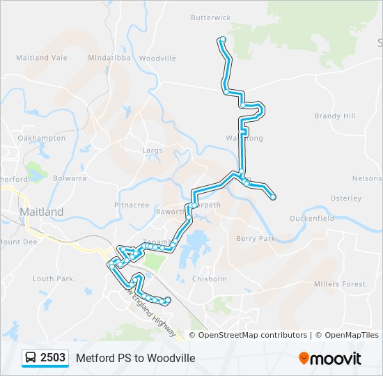 2503 Route Schedules, Stops & Maps Woodville (Updated)