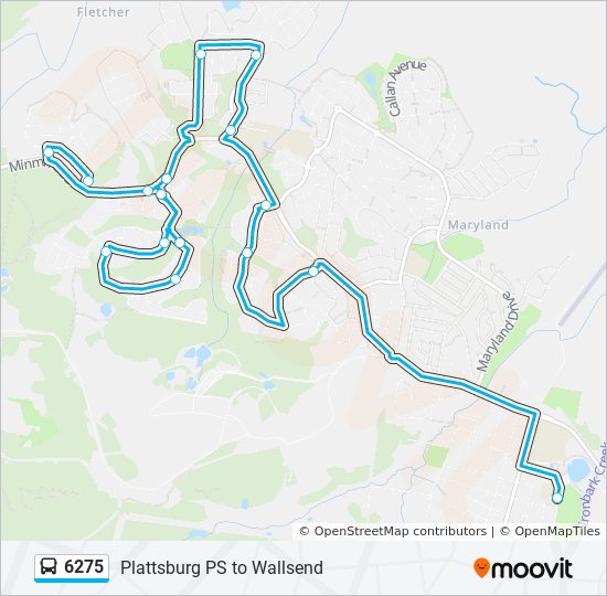 6275 Route Schedules, Stops & Maps Brookfield East before Minmi