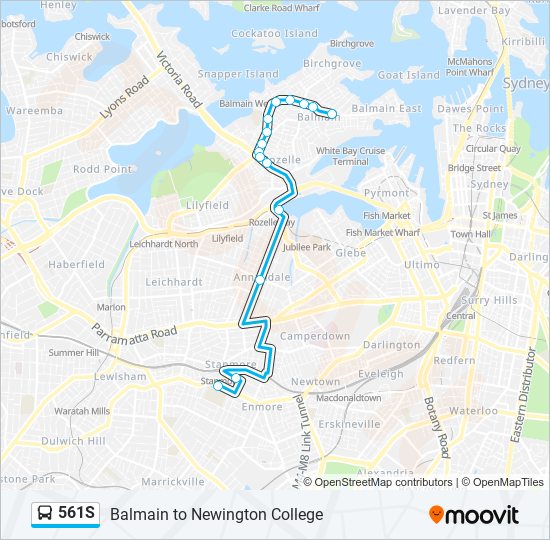 561s Route Schedules, Stops & Maps Newington College Senior School