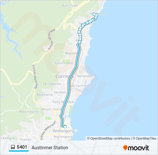 s401 Route Schedules, Stops & Maps Austinmer Station (Updated)