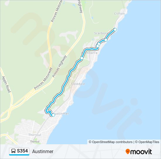 s354 Route Schedules, Stops & Maps Austinmer (Updated)