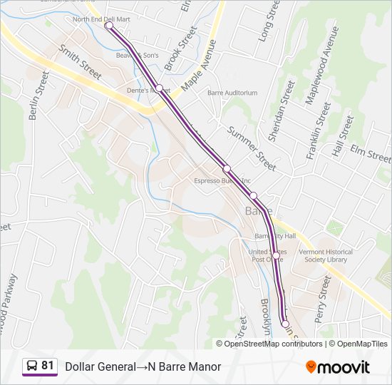 Driving Directions To Dollar General 81 Route: Schedules, Stops & Maps - Dollar General‎→N Barre Manor (Updated)