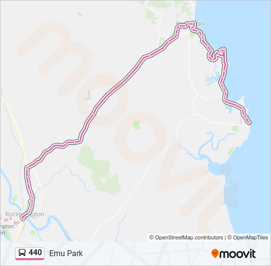 440 Route Schedules, Stops & Maps Emu Park (Updated)