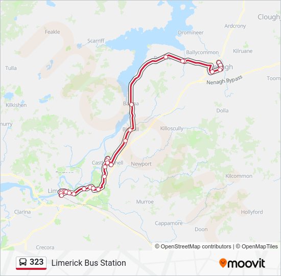 323 Route Schedules, Stops & Maps Limerick Bus Station (Updated)