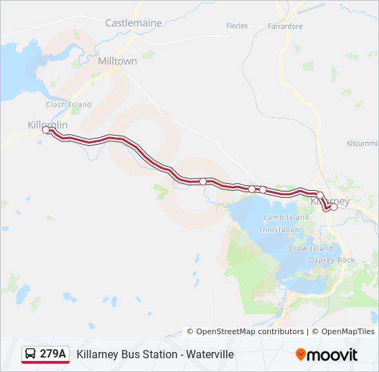 279a Route Schedules, Stops & Maps Killarney Bus Station
