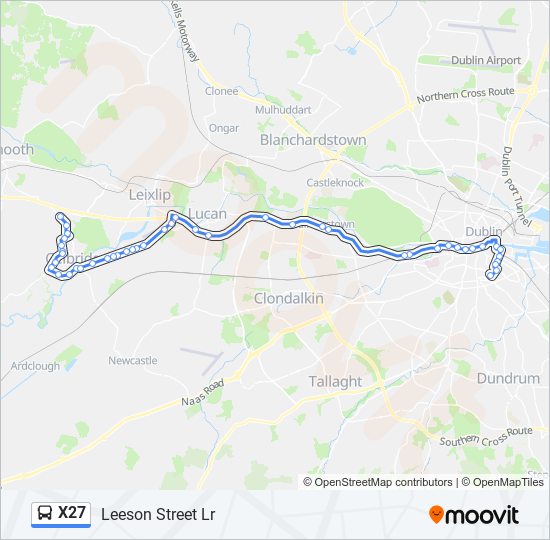 x27 Route Schedules, Stops & Maps Leeson Street Lr (Updated)