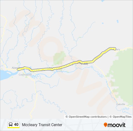 40 Route Schedules, Stops & Maps Mccleary Transit Center (Updated)