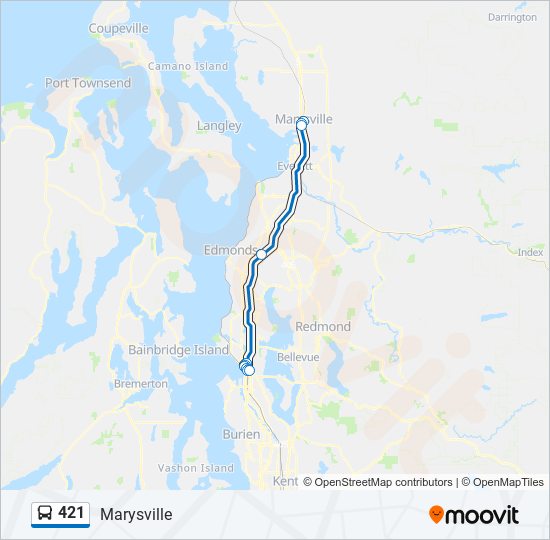 421 Route Schedules, Stops & Maps Marysville (Updated)