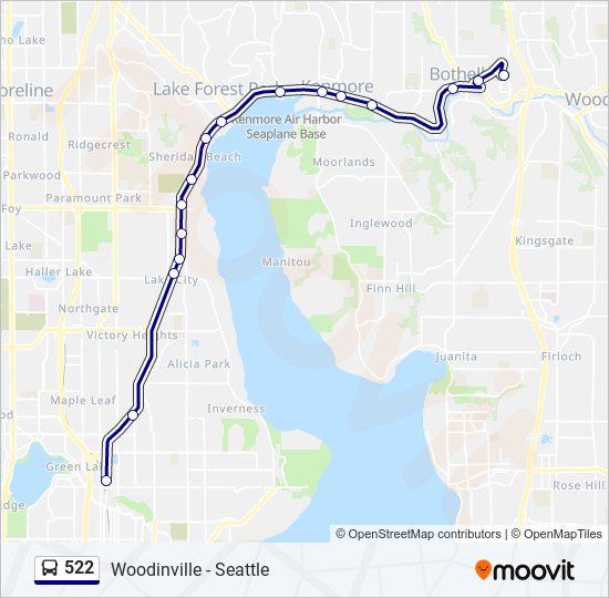 522 Route Schedules, Stops & Maps Bothell (Updated)