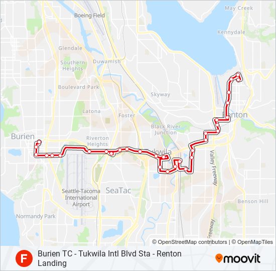 f line Route Schedules, Stops & Maps Renton the Landing Southcenter