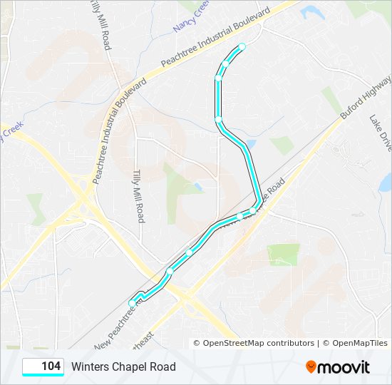 104 Route Schedules, Stops & Maps Doraville Station (Updated)