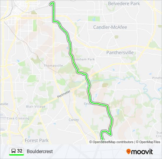 32 Route Schedules, Stops & Maps Inman Park/ Reynoldstown Station (Updated)